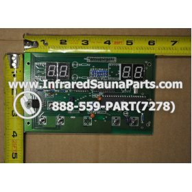 CIRCUIT BOARDS / TOUCH PADS - CIRCUIT BOARD  TOUCHPAD PRECISION THERAPY INFRARED SAUNA LYQPCB 9