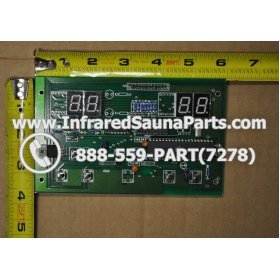 CIRCUIT BOARDS WITH  FACE PLATES - CIRCUIT BOARD WITH FACEPLATE LUX INFRARED SAUNA LYQPCB 10