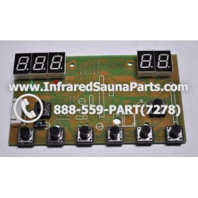 CIRCUIT BOARDS / TOUCH PADS - CIRCUIT BOARD  TOUCHPAD SAUNAS TODAY INFRARED SAUNA C 15 9012 1