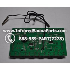 CIRCUIT BOARDS / TOUCH PADS - CIRCUIT BOARD  TOUCHPAD SAUNABOB INFRARED SAUNA C15 9012 WITH THERMOSTAT WIRE 5
