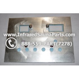 FACE PLATES - FACEPLATE FOR CIRCUIT BOARD SUNBRITE INFRARED SAUNA C15 9012 4