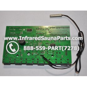 CIRCUIT BOARDS / TOUCH PADS - CIRCUIT BOARD  TOUCHPAD SAUNABOB INFRARED SAUNA C15 9012 WITH THERMOSTAT WIRE 7