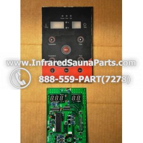 CIRCUIT BOARDS WITH  FACE PLATES - CIRCUIT BOARD WITH FACE PLATE LUX INFRARED SAUNA 06S084 1