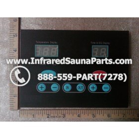 FACE PLATES - FACEPLATE FOR CIRCUIT BOARD SUNBRITE INFRARED SAUNA C15 9012 5