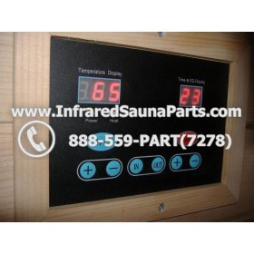 FACE PLATES - FACEPLATE FOR CIRCUIT BOARD SUNBRITE INFRARED SAUNA C15 9012 STYLE 9 2
