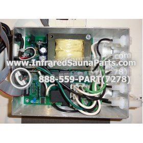 COMPLETE CONTROL POWER BOX WITH CONTROL PANEL - COMPLETE CONTROL POWER BOX  SOFTHEAT INFRARED SAUNA WITH CONTROL PANEL 4