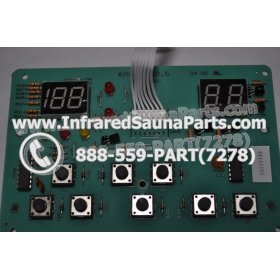 CIRCUIT BOARDS / TOUCH PADS - CIRCUIT BOARD  TOUCHPAD  HOTWIND INFRARED SAUNA XZSN1DB V1.5 3