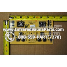 CIRCUIT BOARDS / TOUCH PADS - CIRCUIT BOARD  TOUCHPAD WASAUNA INFRARED SAUNA NYSN2DB V3.2 F 2