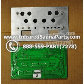 CIRCUIT BOARDS WITH  FACE PLATES - CIRCUIT BOARD WITH FACE PLATE KEYSBACKYARD INFRARED SAUNA NYSN2DB V3.2F 2