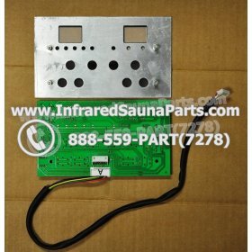 CIRCUIT BOARDS WITH  FACE PLATES - CIRCUIT BOARD WITH FACE PLATE KEYSBACKYARD INFRARED SAUNA NYSN2DB V3.2F AND WIRE 2