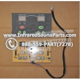 CIRCUIT BOARDS WITH  FACE PLATES - CIRCUIT BOARD WITH FACE PLATE WASAUNA INFRARED SAUNA NYSN2DB V3.2F AND WIRE 1