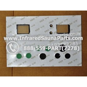 FACE PLATES - FACEPLATE FOR CIRCUIT BOARD WATERSTAR INFRARED SAUNA XZSN1DB V1.5 3