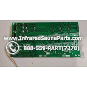 CIRCUIT BOARDS / TOUCH PADS - CIRCUIT BOARD  TOUCHPAD SAUNAS TODAY INFRARED SAUNA  037S186A 6