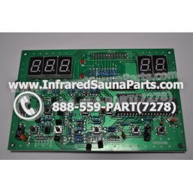 CIRCUIT BOARDS WITH  FACE PLATES - CIRCUIT BOARD WITH FACEPLATE PRECISION THERAPY INFRARED SAUNA 06S10195 2