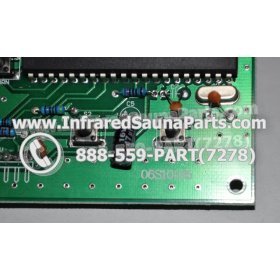 CIRCUIT BOARDS WITH  FACE PLATES - CIRCUIT BOARD WITH FACEPLATE HEALTHLAND INFRARED SAUNA 06S10195 7