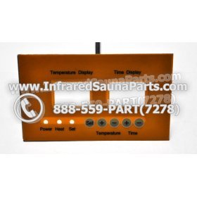 FACE PLATES - FACEPLATE FOR CIRCUIT BOARD LUX INFRARED SAUNA  WSP4 3