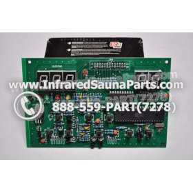 CIRCUIT BOARDS WITH  FACE PLATES - CIRCUIT BOARD WITH FACE PLATE HOTWIND  INFRARED SAUNA 10J0460 2