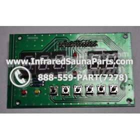 CIRCUIT BOARDS / TOUCH PADS - CIRCUIT BOARD  TOUCHPAD  WATERSTAR INFRARED SAUNA 06S10196 6