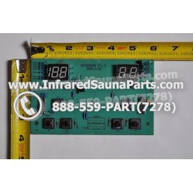 CIRCUIT BOARDS WITH  FACE PLATES - CIRCUIT BOARD WITH FACE PLATE WATERSTAR INFRARED SAUNA NYSN3DB F1.3 4