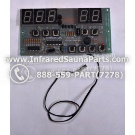 CIRCUIT BOARDS / TOUCH PADS - CIRCUIT BOARD  TOUCHPAD SAUNAS TODAY INFRARED SAUNA X106153 WITH THERMOSTAT WIRE 4