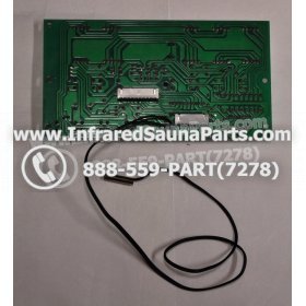 CIRCUIT BOARDS / TOUCH PADS - CIRCUIT BOARD  TOUCHPAD SAUNAS TODAY INFRARED SAUNA X106153 WITH THERMOSTAT WIRE 5