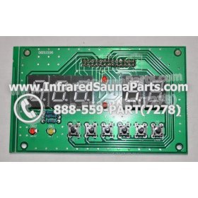 CIRCUIT BOARDS / TOUCH PADS - CIRCUIT BOARD  TOUCHPAD PRECISION THERAPY INFRARED SAUNA 06S10196 9