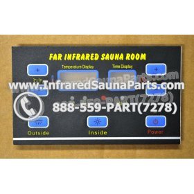 FACE PLATES - FACEPLATE FOR CIRCUIT BOARD LE REVE INFRARED SAUNA  H 41196 3
