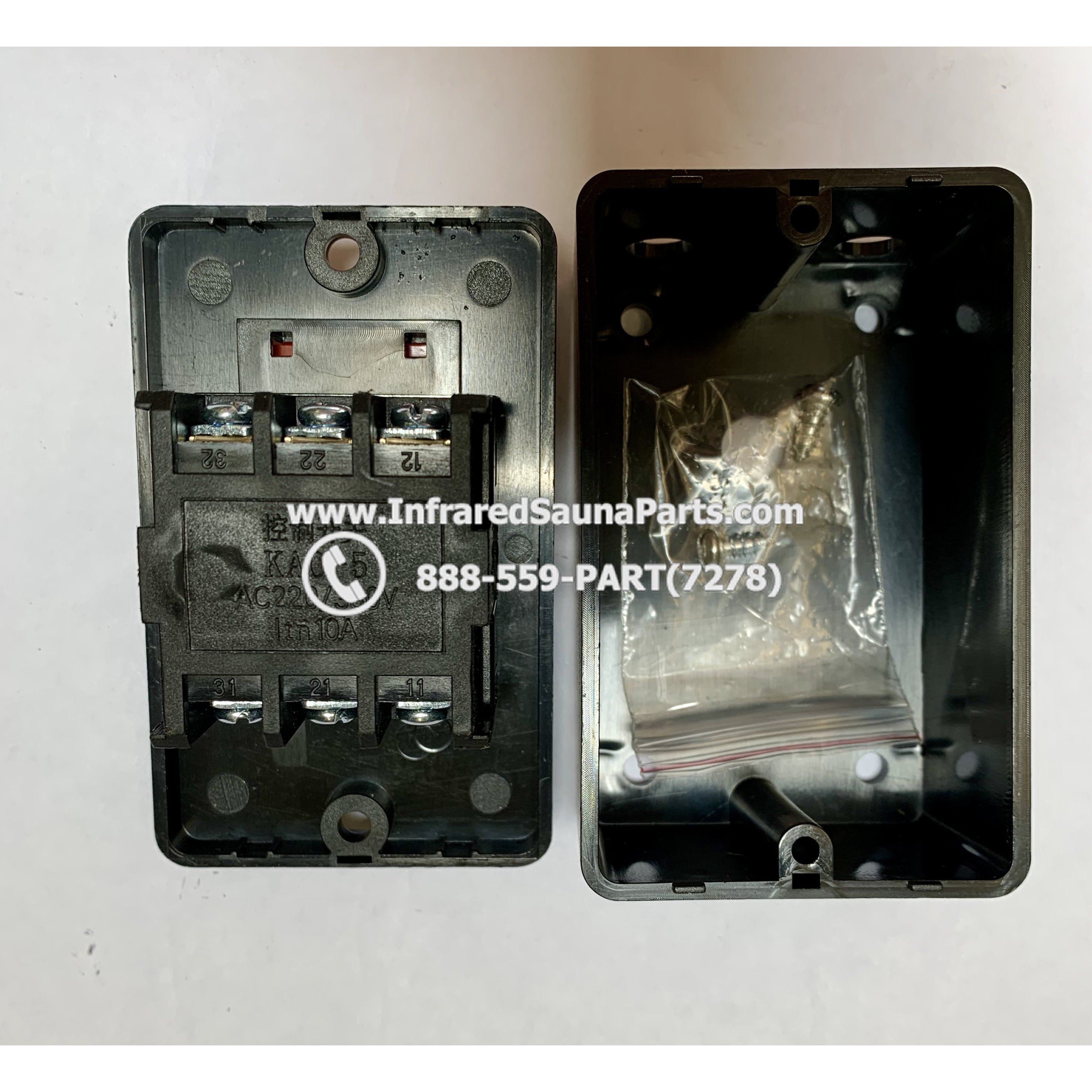 SWITCHES ON / OFF MODEL KAO-5 AC 220V / 380V 10 AMP SWITCHES