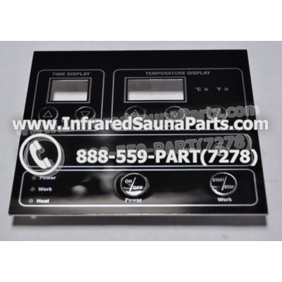FACE PLATES - FACEPLATE FOR CIRCUIT BOARD YX32764-3  8 BUTTONS 1