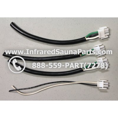 CONNECTION WIRES - CONNECTION WIRE FOR POWER BOX AIRWALL INFRARED SAUNA AC-100-PL-D -COMPLETE 1