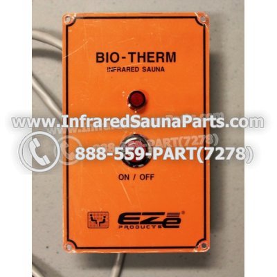 CIRCUIT BOARDS WITH  FACE PLATES - CIRCUIT BOARD WITH FACEPLATE EZE INFRARED SAUNA MANUAL ON / OFF SWITCH 1