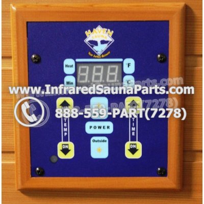 CIRCUIT BOARDS WITH  FACE PLATES - CIRCUIT BOARD WITH FACE PLATE HAVEN SAUNA AND REMOTE CONTROL 1