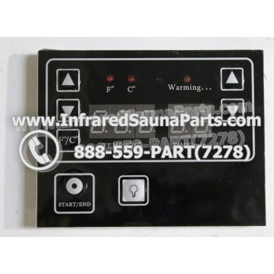 CIRCUIT BOARDS WITH  FACE PLATES - CIRCUIT BOARD WITH FACEPLATE ROYAL INFRARED SAUNA STYLE 1 1