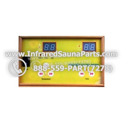 FACE PLATES - FACEPLATE FOR CIRCUIT BOARD WATERSTAR INFRARED SAUNA 10J0460 1