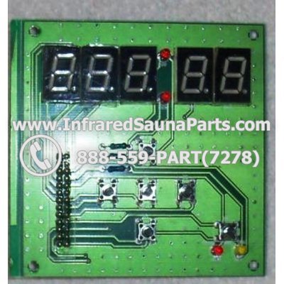 CIRCUIT BOARDS / TOUCH PADS - CIRCUIT BOARD  TOUCHPAD HYDRA INFRARED SAUNA 06S064 1