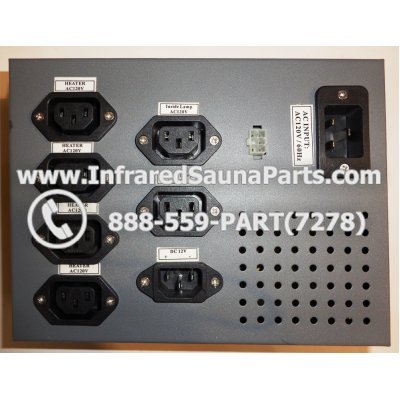 COMPLETE CONTROL POWER BOX 110V / 120V - COMPLETE CONTROL POWER BOX 110V / 120V FOR  INFRARED SAUNA UNIVERSAL 1