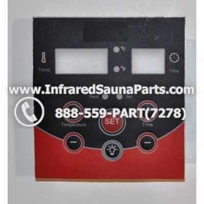 FACE PLATES - FACEPLATE FOR CIRCUIT BOARD HYDRA INFRARED SAUNA 06S064 1