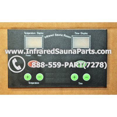 CIRCUIT BOARDS WITH  FACE PLATES - CIRCUIT BOARD WITH FACEPLATE ZENAWAKENING INFRARED SAUNA NYSN3DB F1.3 WITH WIRE 1