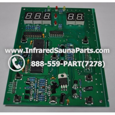 CIRCUIT BOARDS / TOUCH PADS - CIRCUIT BOARD  TOUCHPAD ZENAWAKENING INFRARED SAUNA 06S084 1