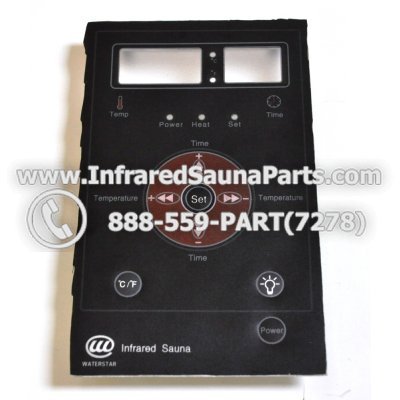 FACE PLATES - FACEPLATE FOR CIRCUIT BOARD HYDRA INFRARED SAUNA 06S065 1