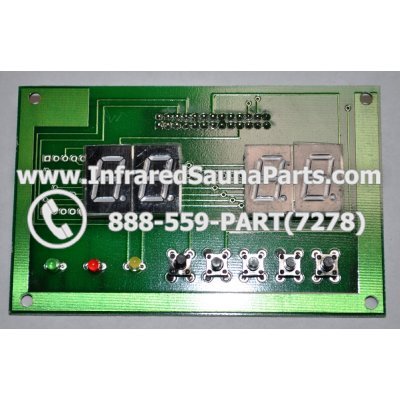 CIRCUIT BOARDS / TOUCH PADS - CIRCUIT BOARD  TOUCHPAD HYDRA INFRARED SAUNA WSP4 1