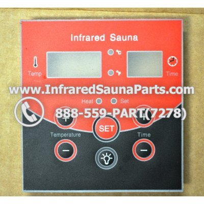 FACE PLATES - FACEPLATE FOR CIRCUIT BOARD HYDRA INFRARED SAUNA  06S085 1