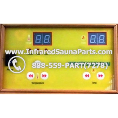 CIRCUIT BOARDS WITH  FACE PLATES - CIRCUIT BOARD WITH FACE PLATE ZENAWAKENING  INFRARED SAUNA 10J0460 1