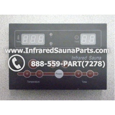 FACE PLATES - FACEPLATE FOR CIRCUIT BOARD HYDRA INFRARED SAUNA 06S10195 1