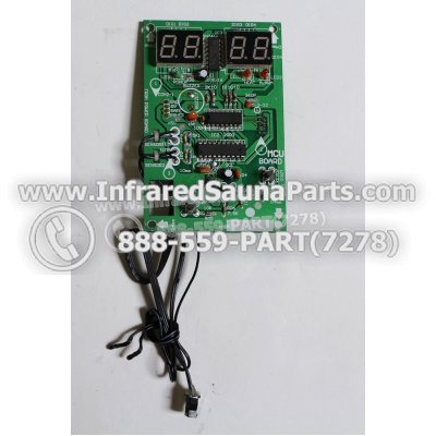 CIRCUIT BOARDS / TOUCH PADS - CIRCUIT BOARD TOUCHPAD FOR ICONO SAUNA USA INFRARED SAUNA MAIN 1