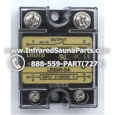 RELAYS / SOLID RELAYS - RELAYS  SOLID RELAY LIRRD LRSSR-DA 380VAC 40AMP 1