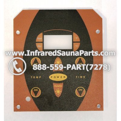 FACE PLATES - FACEPLATE FOR CEDRUS INFRARED SAUNA STYLE 1 1