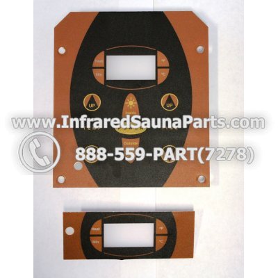 FACE PLATES - FACEPLATE FOR CEDRUS INFRARED SAUNA FRONT AND BACK COMBO 1