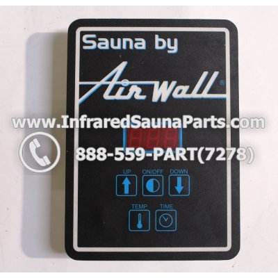 CIRCUIT BOARDS WITH  FACE PLATES - CIRCUIT BOARD WITH FACEPLATE FOR AIRWALL INFRARED SAUNA STYLE 1 1