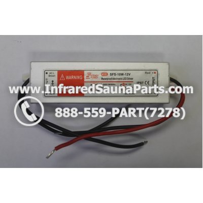 ADAPTERS / TRANSFORMERS - ADAPTERS TRANSFORMERS 110V /120V STEADY POWER SFS-10W-12V WATERPROOF 1